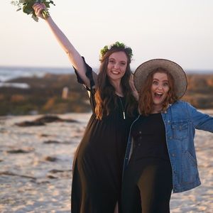 Black off the shoulder Venus dress